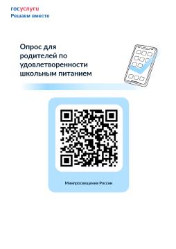 Опрос для родителей по удовлетворенности школьным питанием